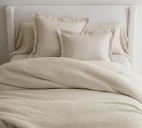 Open Box: Belgian Flax Linen Waffle Duvet Cover