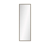 Custom Wood Framed Wall Mirror, Beveled Profile