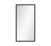 Custom Wood Framed Wall Mirror, Beveled Profile