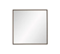 Custom Wood Framed Wall Mirror, Beveled Profile