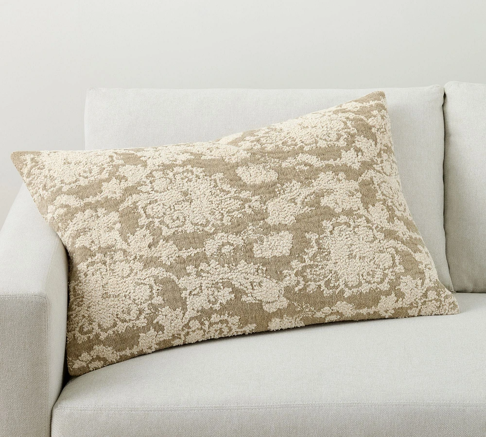 Josephine Damask Lumbar Pillow