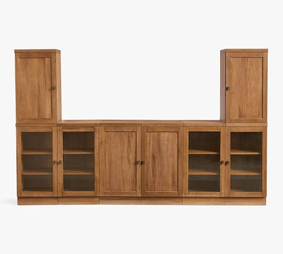 Reed Modular Bar Set with Cabinets (108