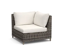 Open Box: Build Your Own - Torrey Wicker Square Arm Loveseat Chaise Outdoor Sectional Components