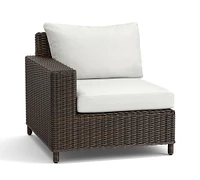 Open Box: Build Your Own - Torrey Wicker Square Arm Loveseat Chaise Outdoor Sectional Components