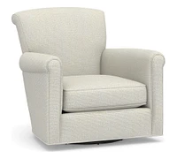 Open Box: Irving Roll Arm Swivel Chair