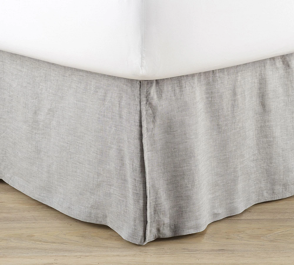 Belgian Flax Linen Bed Skirt