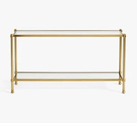 Everson Glass Console Table (58.5")