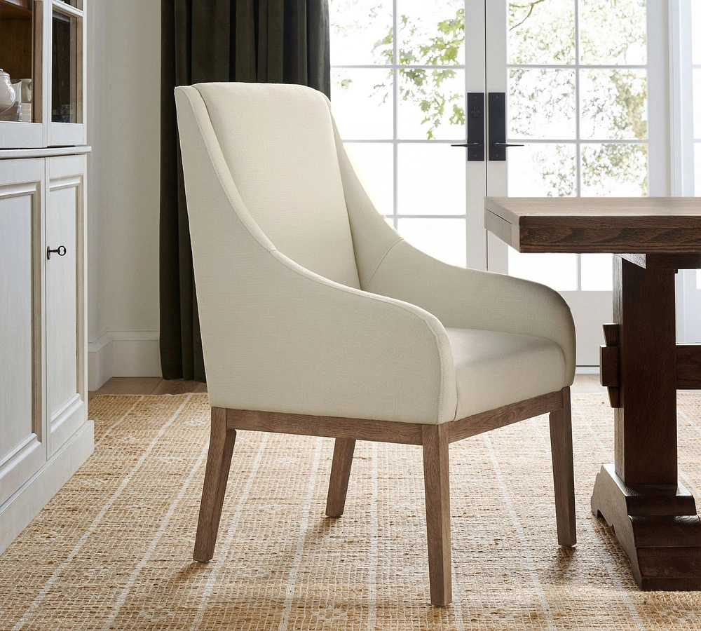 Open Box: York Upholstered Dining Armchair