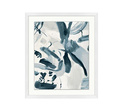 Form Of Blue Framed Print