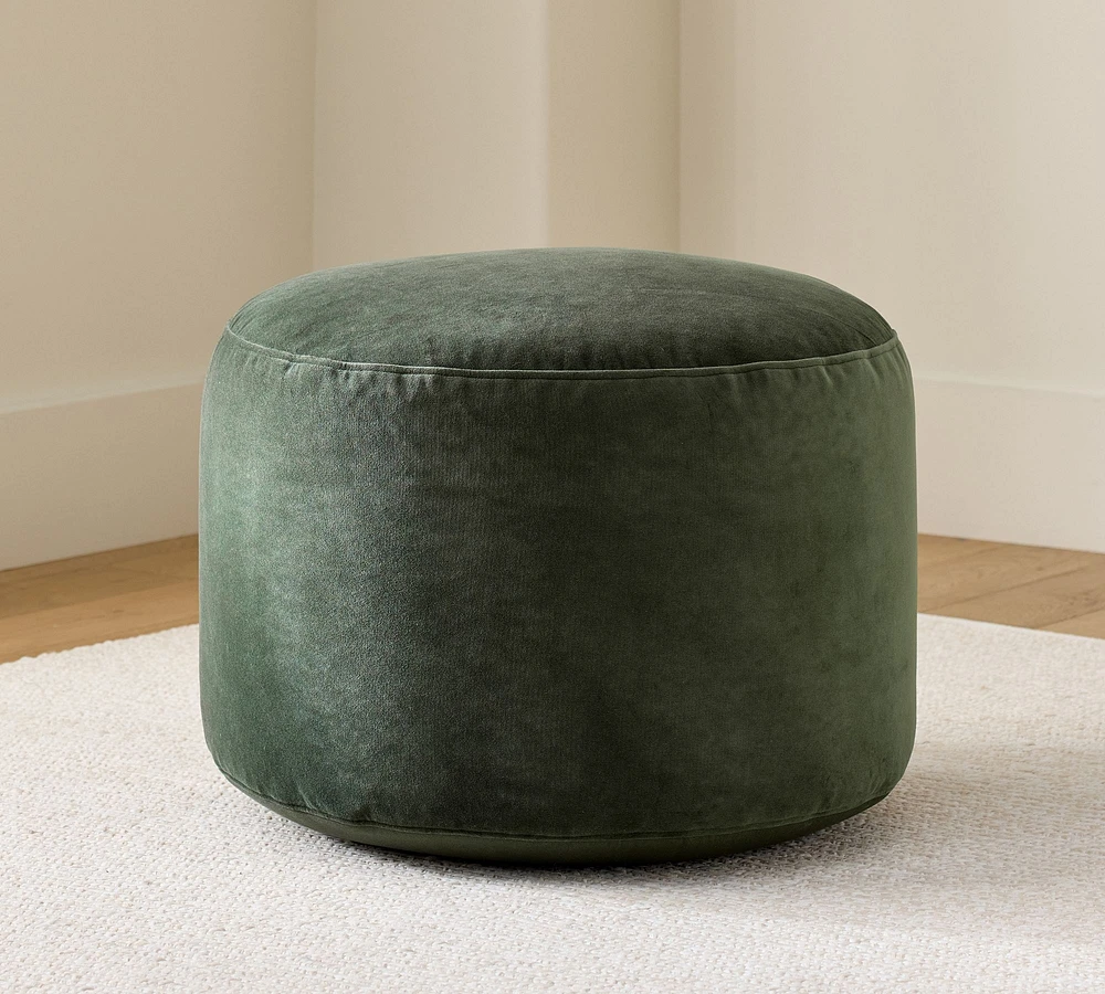 Open Box: Everywhere Velvet Pouf