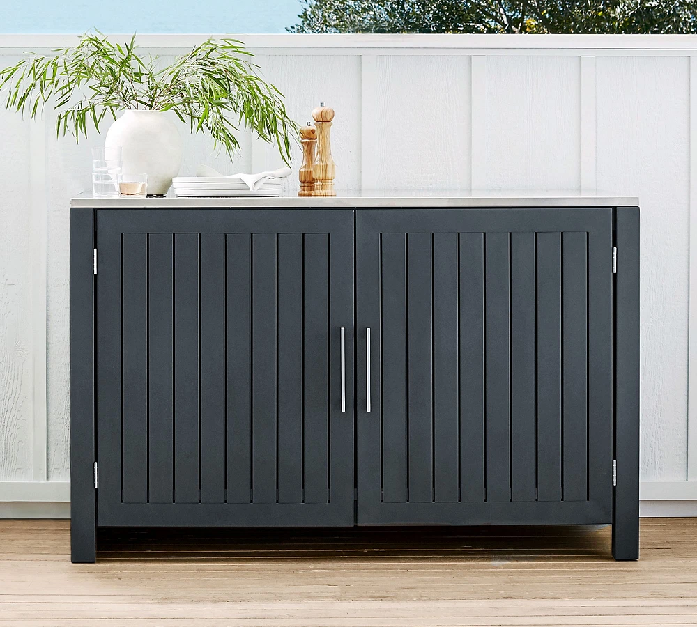 Indio Metal Outdoor Kitchen Double Cabinet (57")