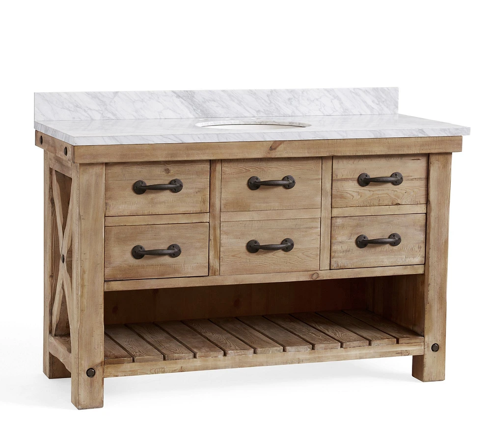 Benchwright 56.5" Single Sink Vanity