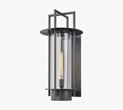 Shan Outdoor Metal & Glass Sconce (17''-26")