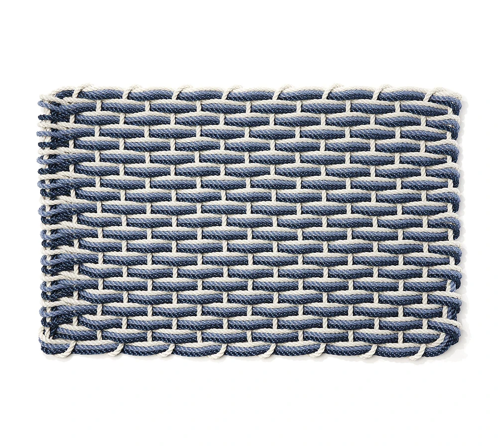 The Rope Co. Coastal Tri-Tone Handwoven Doormat