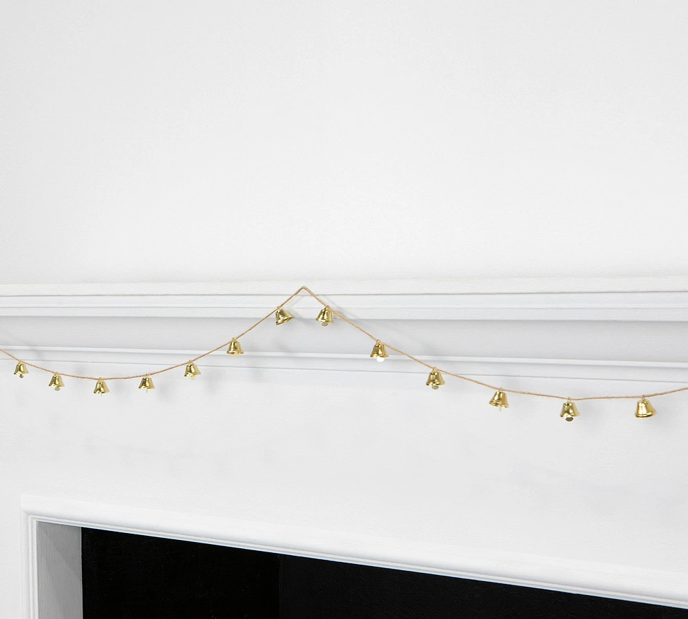 Gold Jingle Bell Garland