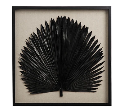 Palm Leaf Shadow Box Wall Art