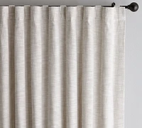 Open Box: Custom Seaton Textured Cotton Curtain - Oatmeal