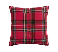 Stewart Plaid Flannel Reversible Comforter Sham