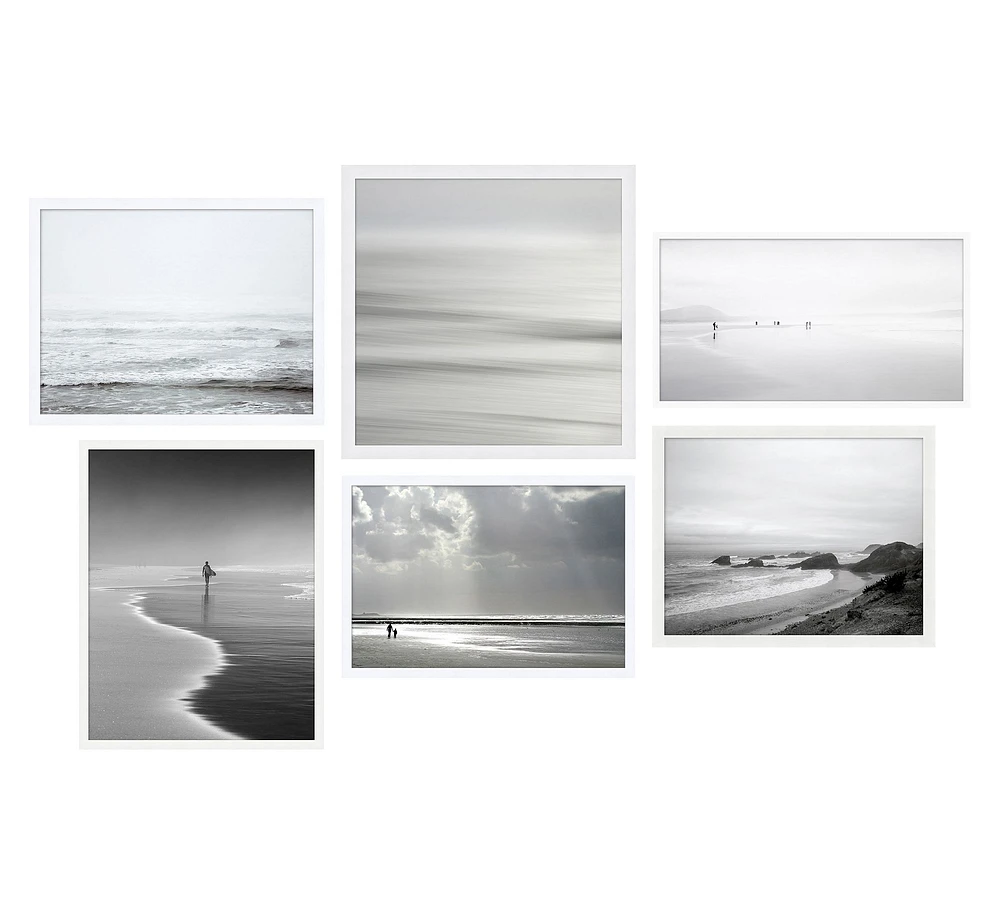 Black & White Coastal Gallery Wall