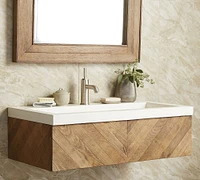 Ricson 36” Handcrafted Single Sink Floating Vanity