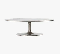 Collier Metal Oval Coffee Table (55")