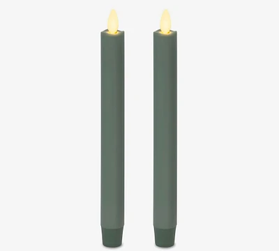 Premium Flickering Flameless Wax Taper Candle