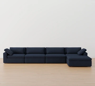 Dream Lounge Wide Arm Modular Chaise Sectional (144"–192")