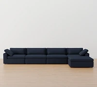 Dream Lounge Wide Arm Modular Chaise Sectional (144"–192")