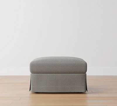 Langston Slipcovered Ottoman