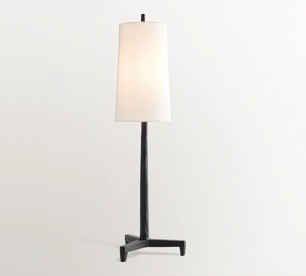 Fallon Forged-Iron Table Lamp (22"-32")