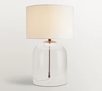 Aria Glass Dome Table Lamp (20"-27")