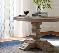 Banks Round Pedestal Extending Dining Table (48"-72")