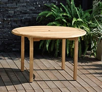 Reyes Teak Round Outdoor Dining Table