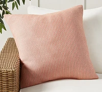 Open Box: Sunbrella® Pickstitch Striped Outdoor Pillow