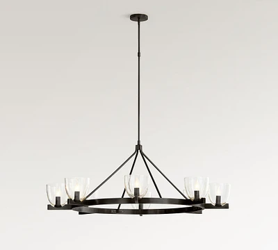 Chamberlin Metal Round Chandelier (50")