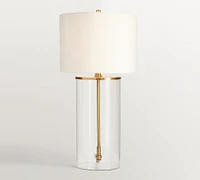 Aria Glass Table Lamp (23")