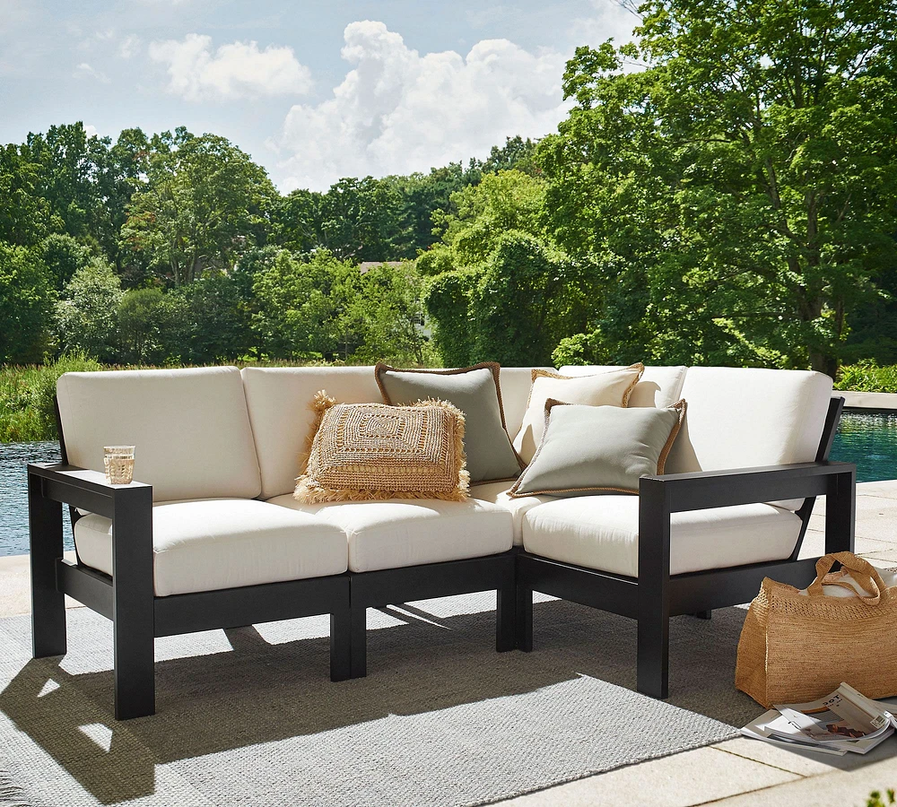 Malibu Metal 4-Piece Outdoor Sectional (85")