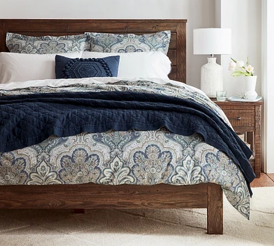 Jordana Paisley Percale Duvet Cover