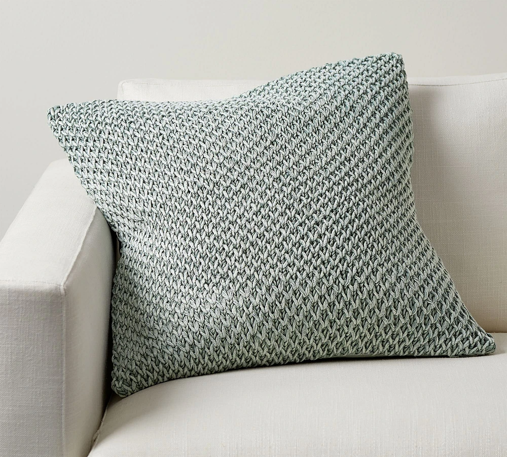 Stonewashed Handknit Pillow