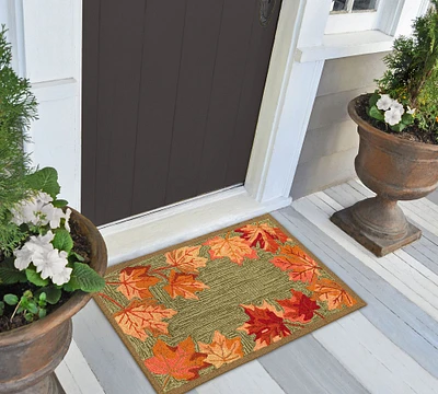 Leaves Border Doormat