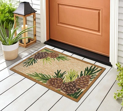 Pinecone Border Doormat