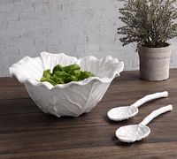 Lettuce Outdoor Salad Bowl With Servers