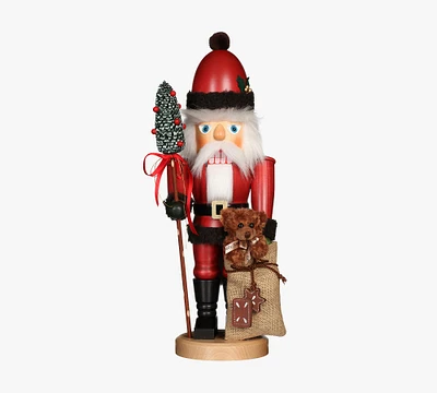 Santa Claus With Teddy Bear Nutcracker