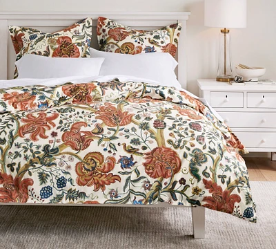 Eleanor Palempore Percale Duvet Cover