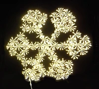 Lit Cluster Snowflake