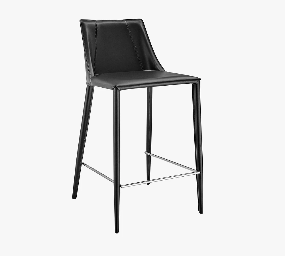 Hillside Leather Counter Stool