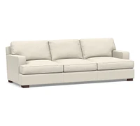 Townsend Square Arm Leather Sofa Collection (78"–101")