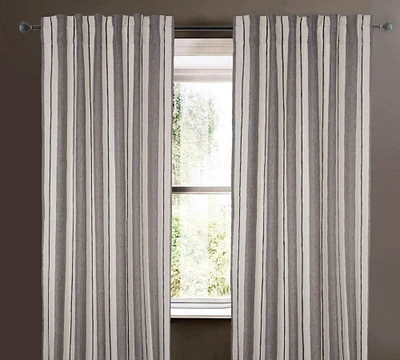 Nandi Linen Striped Curtain