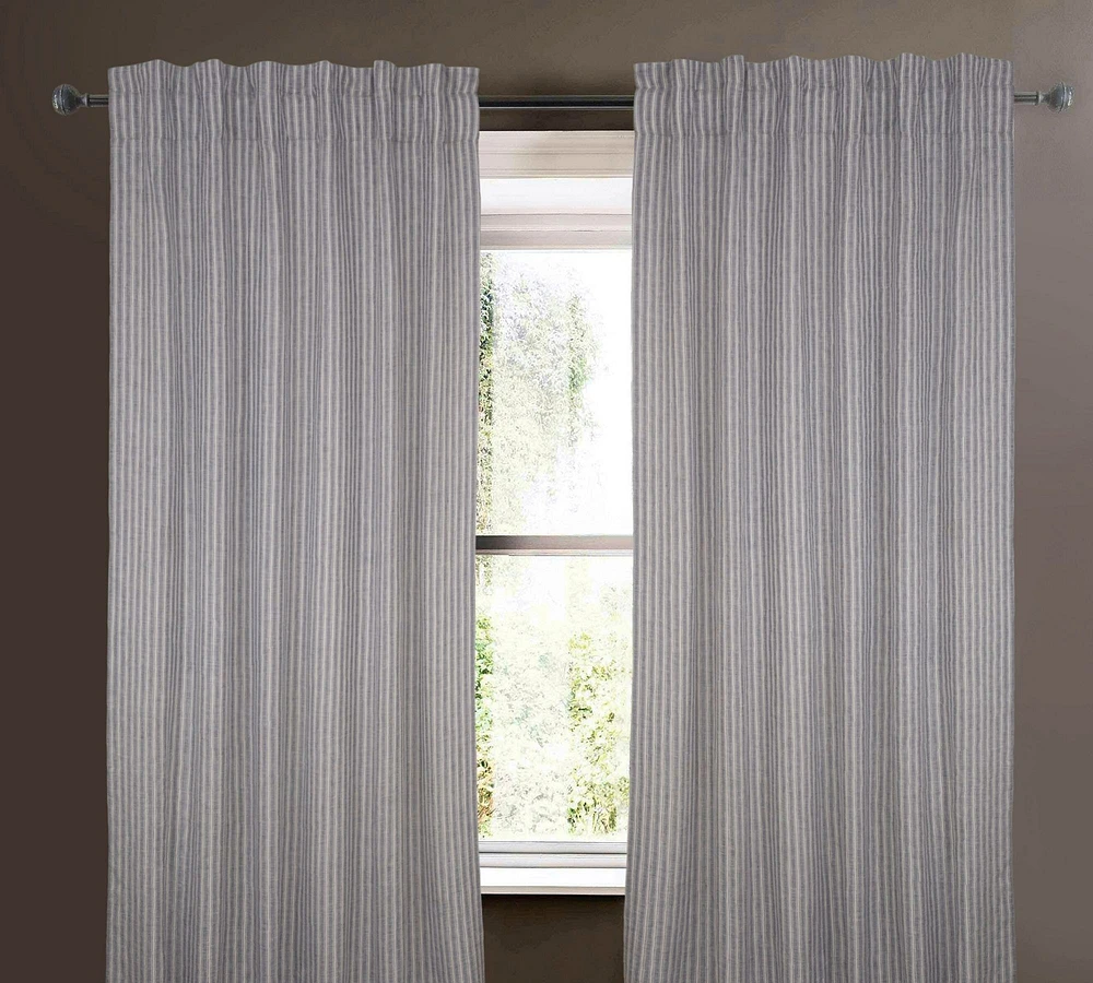 Parley Striped Linen Curtain