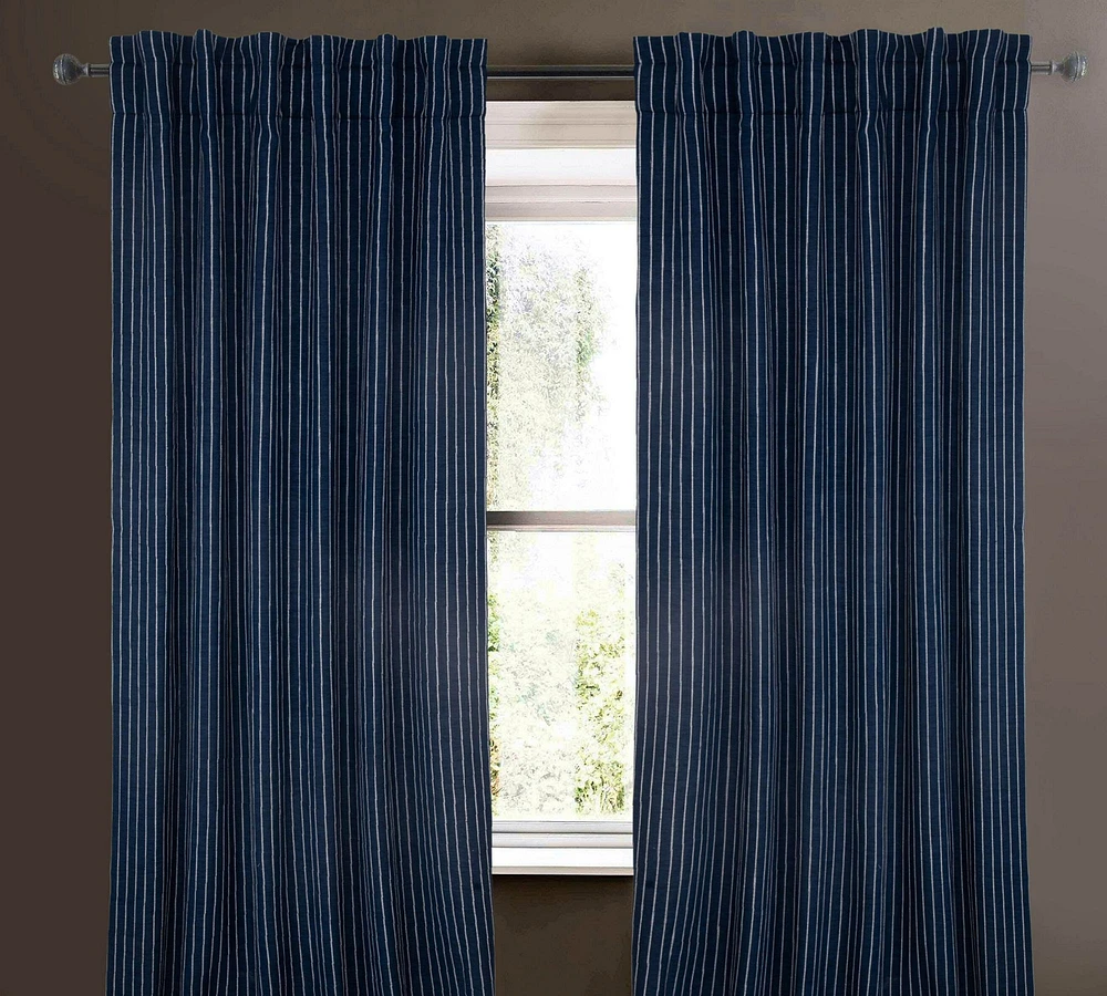 Nicki Linen Striped Curtain